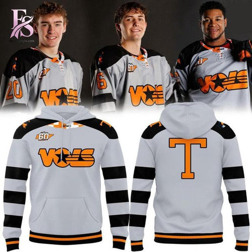 1966-2026 Tennessee Volunteers Hockey Throwback Uniform Hoodie