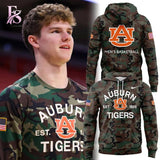 2025 Auburn Tigers Basketball Military Appreciation Hoodie