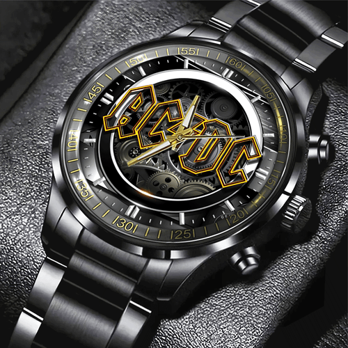 AC/DC Black Stainless Steel Watch – GNE 2829