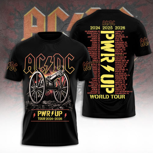 AC/DC World Tour 2026 3D Apparel – TANTN21370