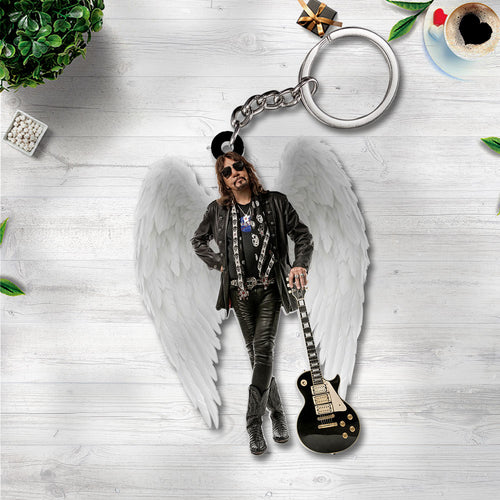 Ace Frehley Custom Shape 2-sided Keychain – TMTHU1581