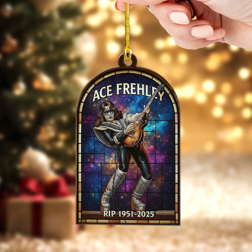 Ace Frehley Custom Shape 2-sided Acrylic Ornament – TMTHU1601