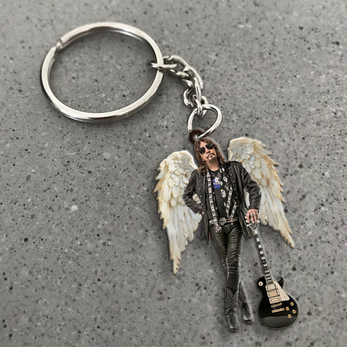 Ace Frehley Custom Shape 2-sided Keychain – MAITM13462