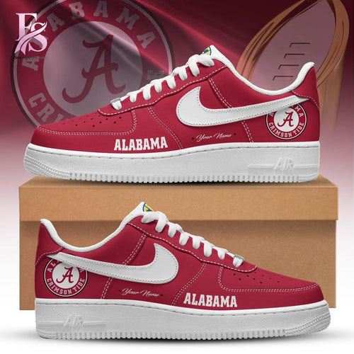 Alabama Crimson Tide CUSTOM Air Force Shoes