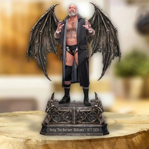 Andy 'The Butcher' Williams Custom Shape Acrylic Plaque – TMTHU9092