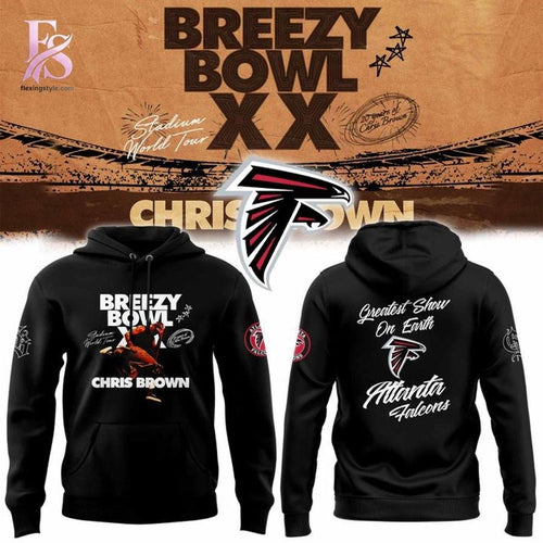 Atlanta Falcons x Breezy Bowl XX Tour 2025 Hoodie