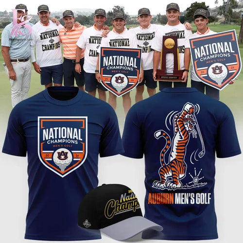 Auburn Tigers 2026 NCAA MEN’S GOLF NATIONAL CHAMPIONS T-shirt