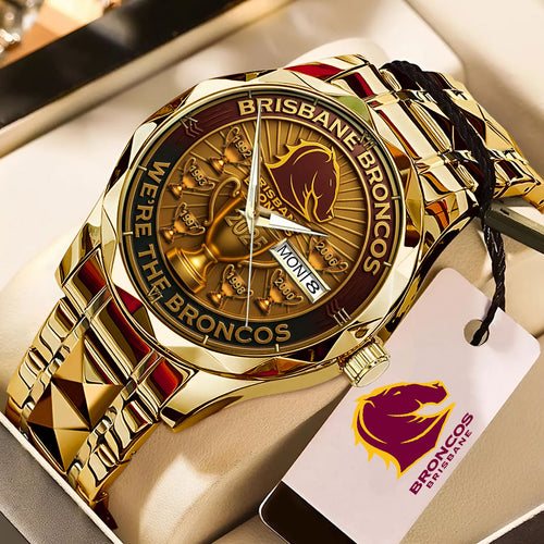 Brisbane Broncos Alloy Luxury Quartz Watch – TMTHU1285