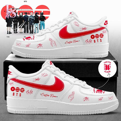 BTS The 5th Album World Tour 2026 Signature Air Force Shoes