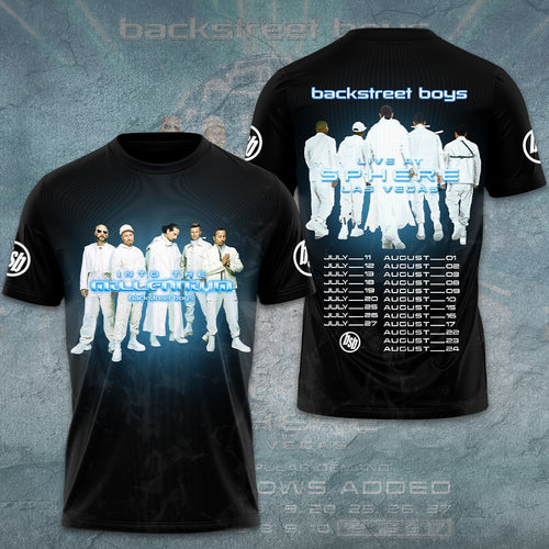 Backstreet Boys Into the Millennium Tour 2026 3D Apparel – GNE7598