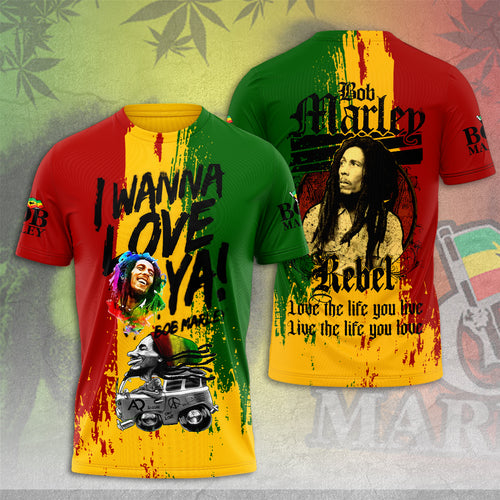 Bob Marley 3D Apparel – HUANNM 4138