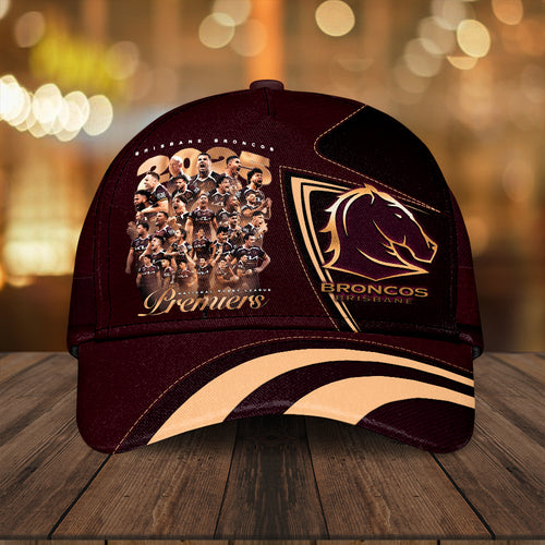 Brisbane Broncos 2025 NRL Premiers Classic Cap – HOATT13581