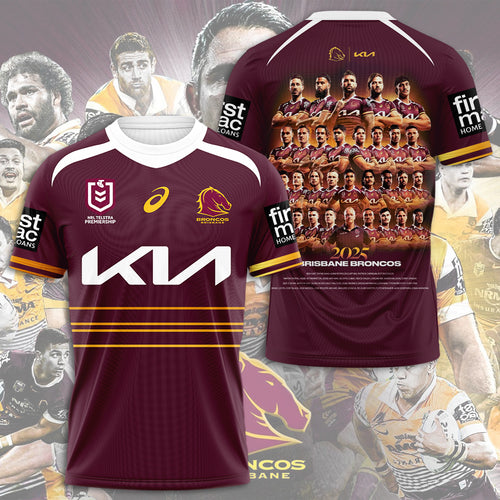 Brisbane Broncos 3D Apparel – HOATT13388