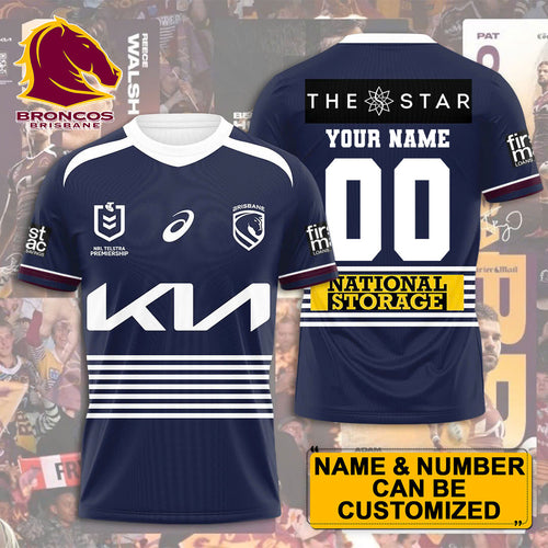 Personalized Brisbane Broncos 3D Apparel – TMTHU2317