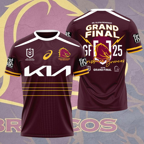 Brisbane Broncos Grand Final 2025 3D Apparel – HOATT13521