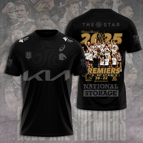 Brisbane Broncos 2025 Premiership 3D Apparel – TANTN17311