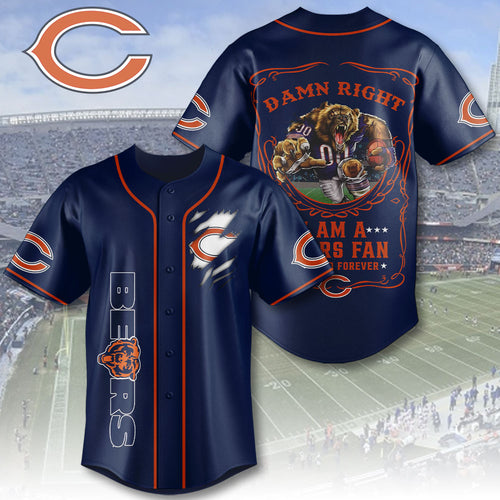 Chicago Bears Baseball Jersey – TMTHU1011
