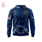 Chicago Bears 2026 Salute to Service Navy Hoodie