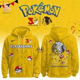 Chicago Blackhawks Pokemon 30th Anniversary hoodie
