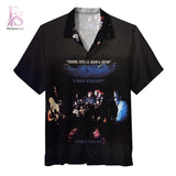 Crosby Stills Nash & Young 4 Way Street Hawaiian Shirt