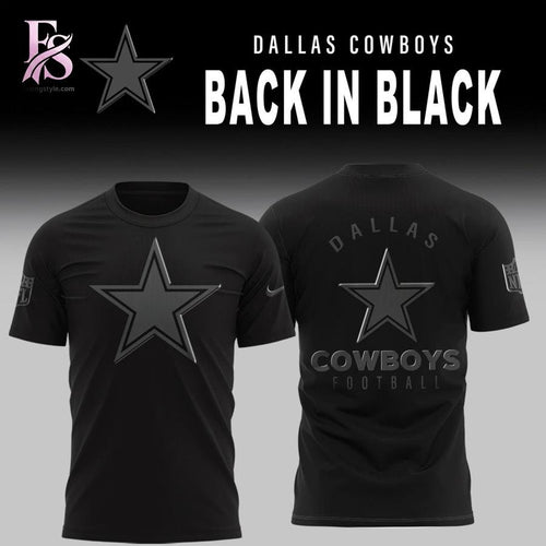 Dallas Cowboys 2026 Back In Black Shirt