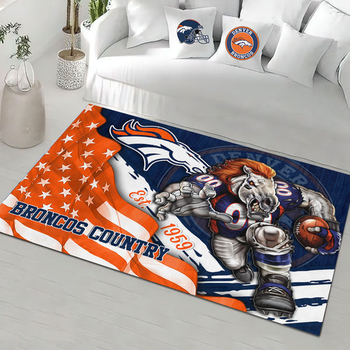 Denver Broncos Rectangular Rug – HOATT13159