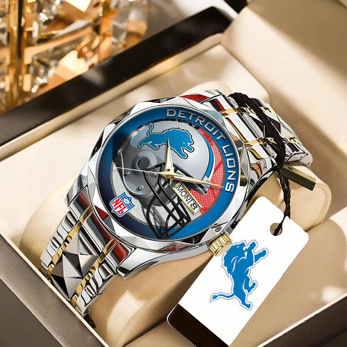 Detroit Lions Alloy Luxury Quartz Watch – TANTN16323