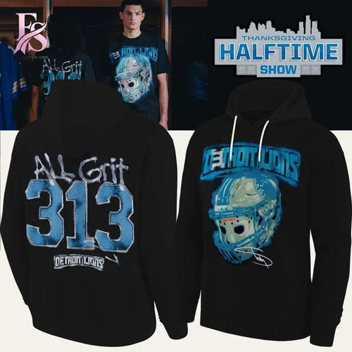 Detroit Lions Eminem Thanksgiving Halftime Show Hoodie