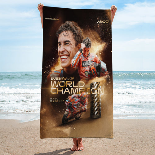 Ducati Lenovo Team x Marc Marquez Rectangle Beach Towel – TANTN16941