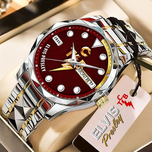 Elvis Presley Alloy Luxury Quartz Watch – HOATT 11413