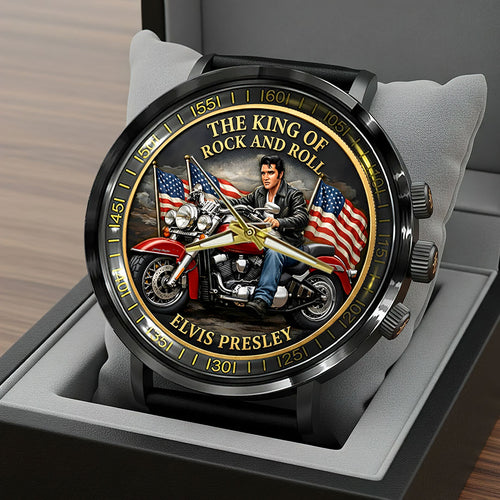 Elvis Presley Black Stainless Steel Watch – HOATT15479