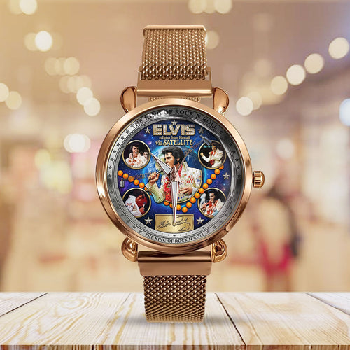 Elvis Presley Mesh Strap Quartz Watch – TMTHU6503