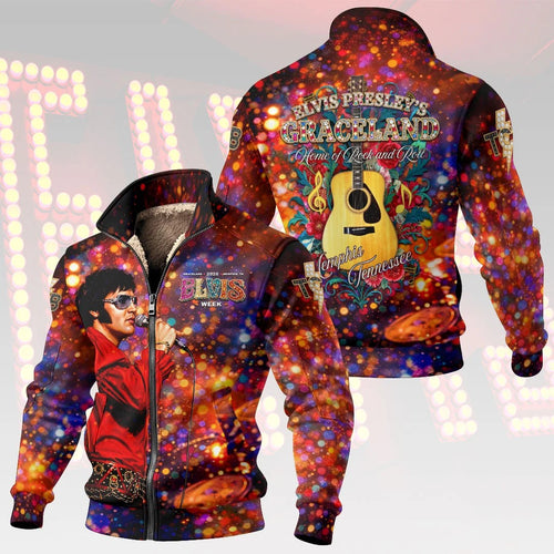 Elvis Presley Thick Knit Fleece Jacket – HOATT21555