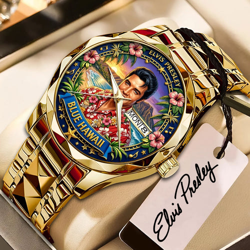 Elvis Presley Alloy Luxury Quartz Watch – TMTHU4456