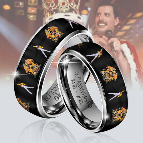 Freddie Mercury 80th Anniversary Custom Alloy Ring – MAITM14206