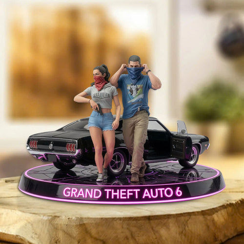 Grand Theft Auto VI Custom Shape Acrylic Plaque – TANTN24820