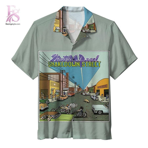 Grateful Dead Shakedown Street album Hawaiian Shirt