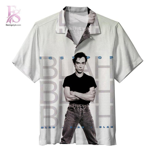 Iggy Pop Blah-Blah-Blah album Hawaiian Shirt