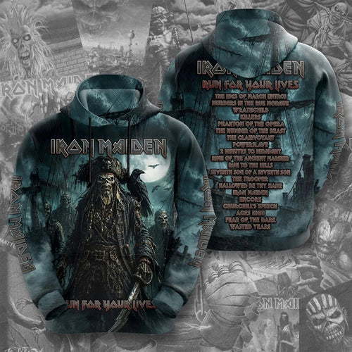 Iron Maiden 2026 World Tour 3D Apparel – TMTHU9725
