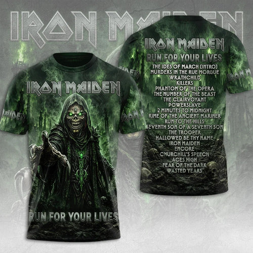 Iron Maiden 2026 World Tour 3D Apparel – TMTHU9551
