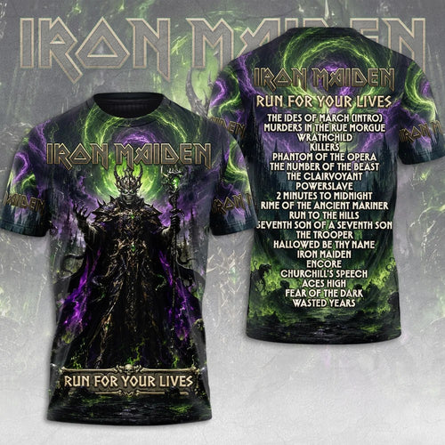 Iron Maiden 2026 World Tour 3D Apparel – TMTHU9554