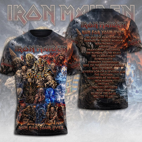 Iron Maiden 2026 World Tour 3D Apparel – TMTHU9566