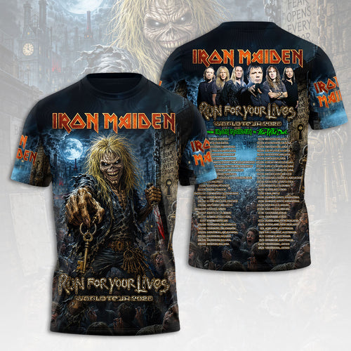 Iron Maiden 2026 World Tour 3D Apparel – HOATT18352