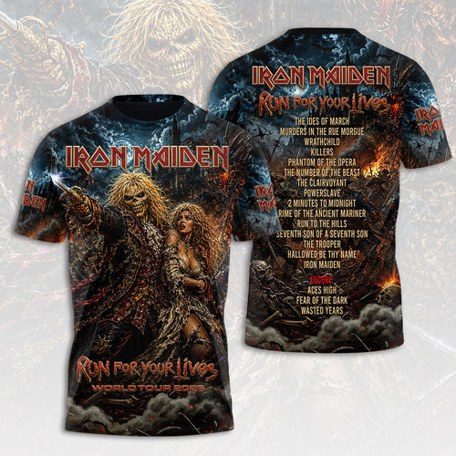 Iron Maiden 2026 World Tour 3D Apparel – HOATT20016