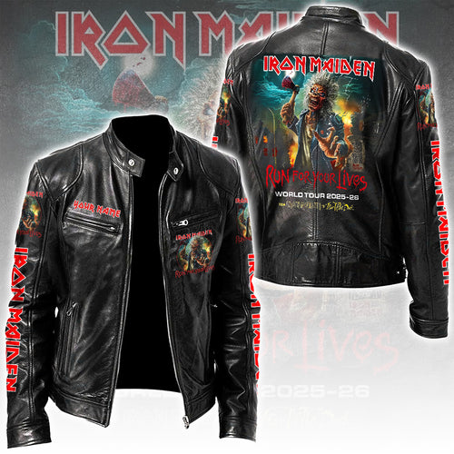 Iron Maiden Motorcycle Leather Jacket β TANTN18699