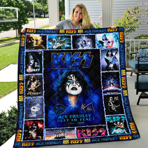 KISS x Ace Frehley Quilt Blanket – MAITM13703
