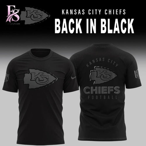 Kansas City Chiefs 2026 Back In Black Shirt