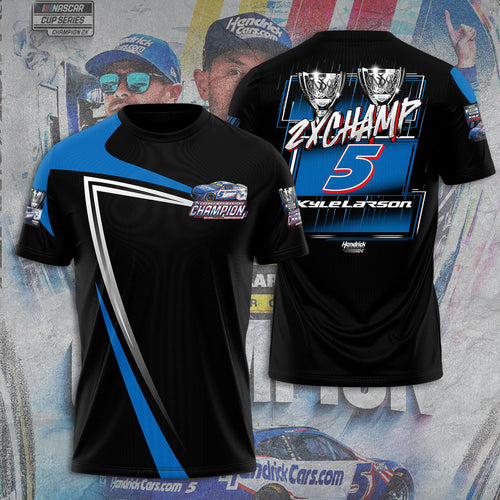 Kyle Larson 2025 NASCAR Cup Series Champion 3D Apparel – TANTN18534