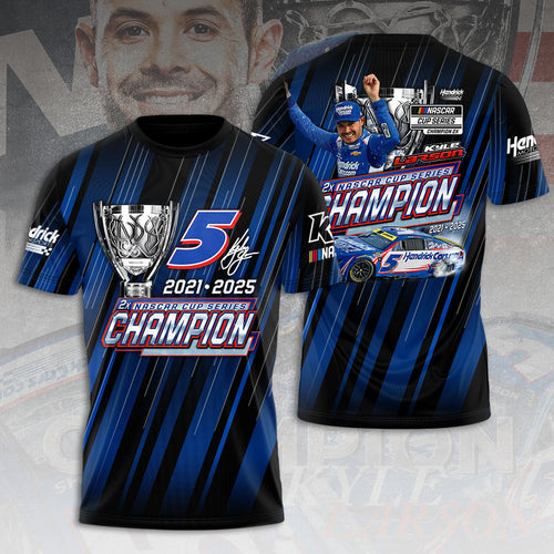 Kyle Larson 2025 NASCAR Cup Series Champion 3D Apparel – HOATT14447