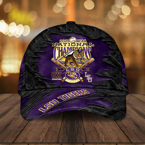 LSU Tigers Baseball 2025 National Champions Classic Cap – HOATT 11826